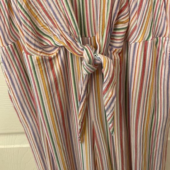 Lou & Grey Loft Rainbow Striped Casual Jumpsuit - Picture 4 of 10